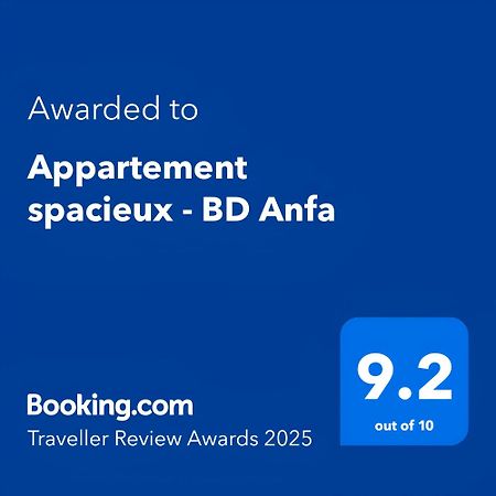 Appartement Spacieux - Bd Anfa Casablanca Exterior foto